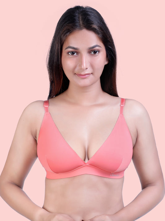 Women Non Padded Seamed Triangle/Bralette Bra B037