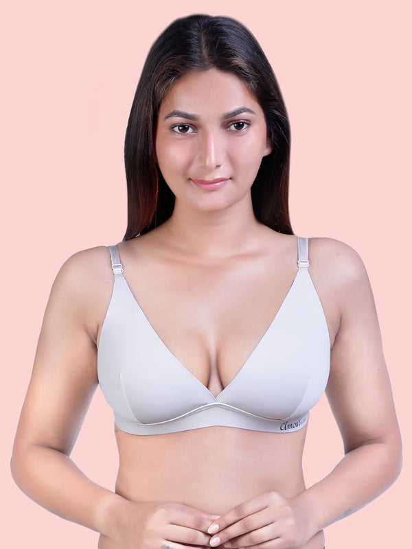 Women Non Padded Seamed Triangle/Bralette Bra B037