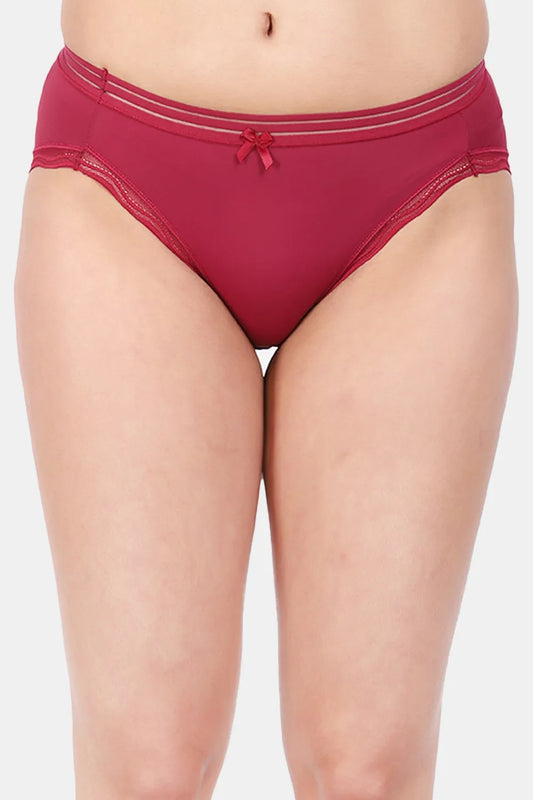 Amour Secret Women's Mid Rise Bikini Panty PR203