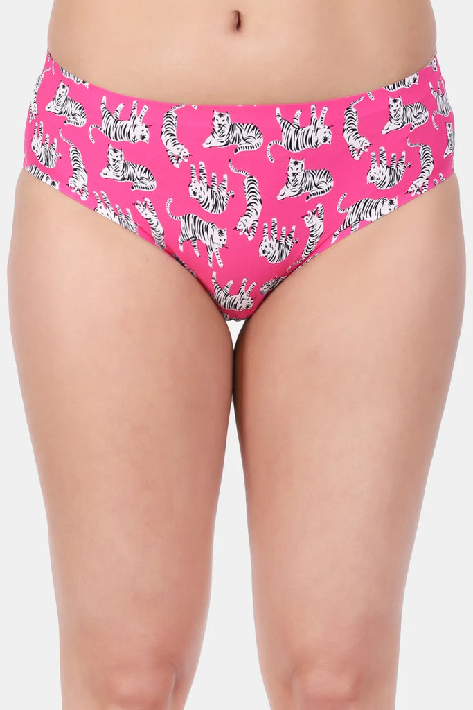 Amour Secret Women's Printed Mid Rise Hipster Panty P5002B