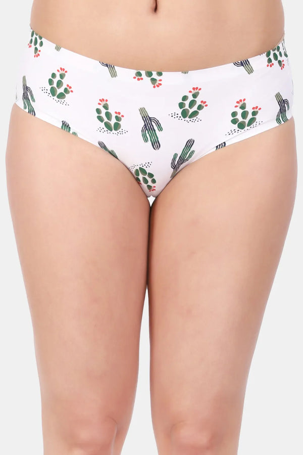 Amour Secret Women's Printed Mid Rise Hipster Panty P5002C