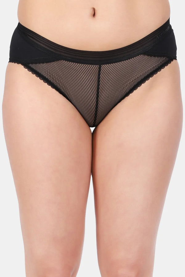 Amour Secret Women's Sheer Front Hipster Panty P585