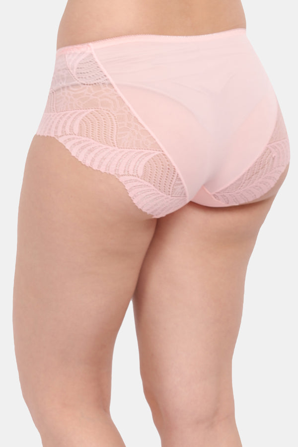 AMOUR SECRET Women Hipster Mid Rise Nylon Blend Free Size Panty P3327