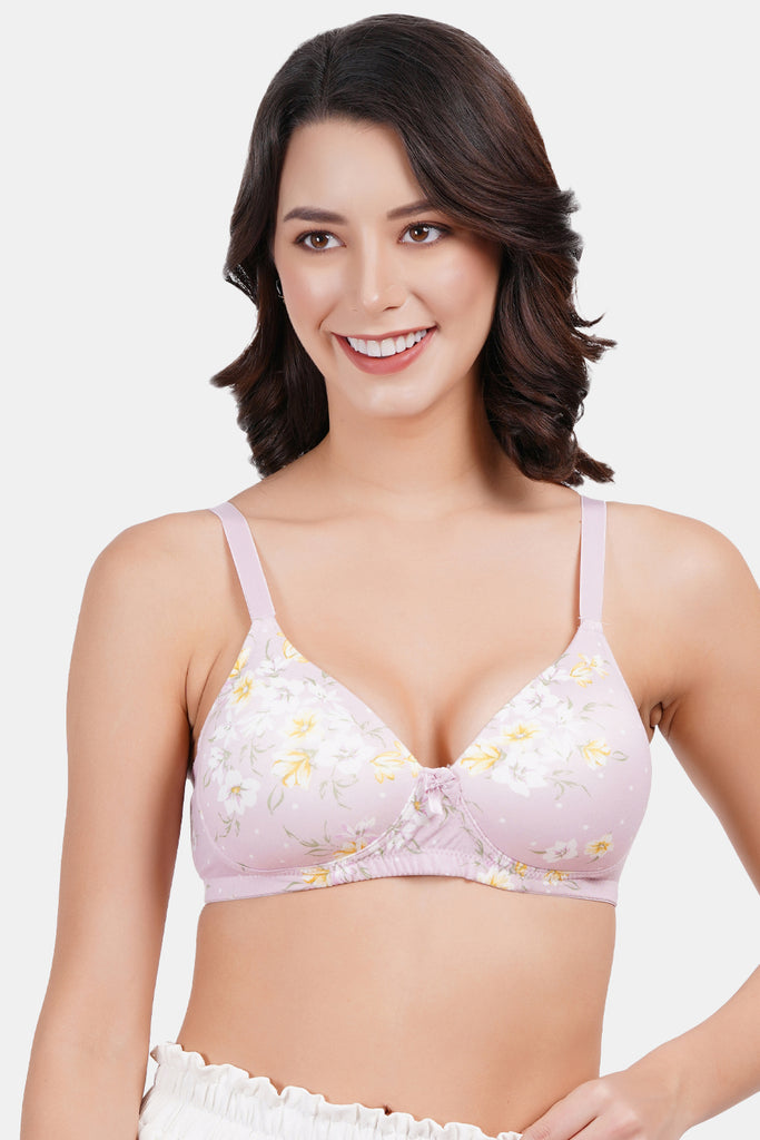 Women's Seamless Lightly Padded Printed T-Shirt Bra PD003