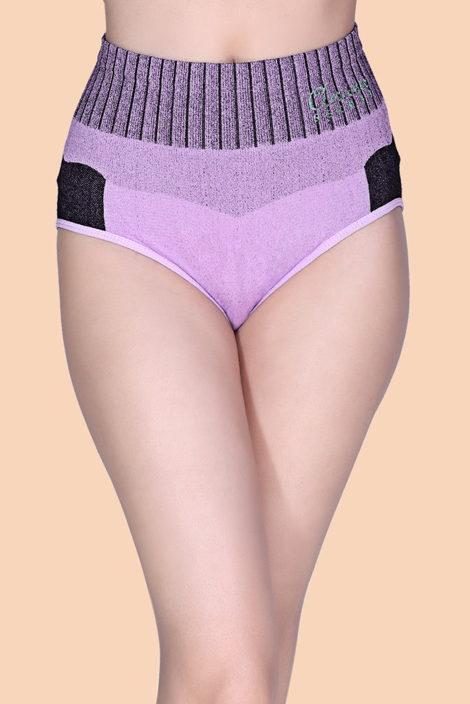 Women's High Waist Boy Shorts Panty P6670N