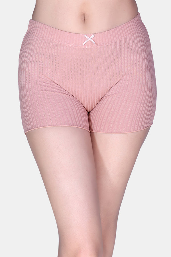 Women's High Rise Stripes Boyshorts Panty P2042