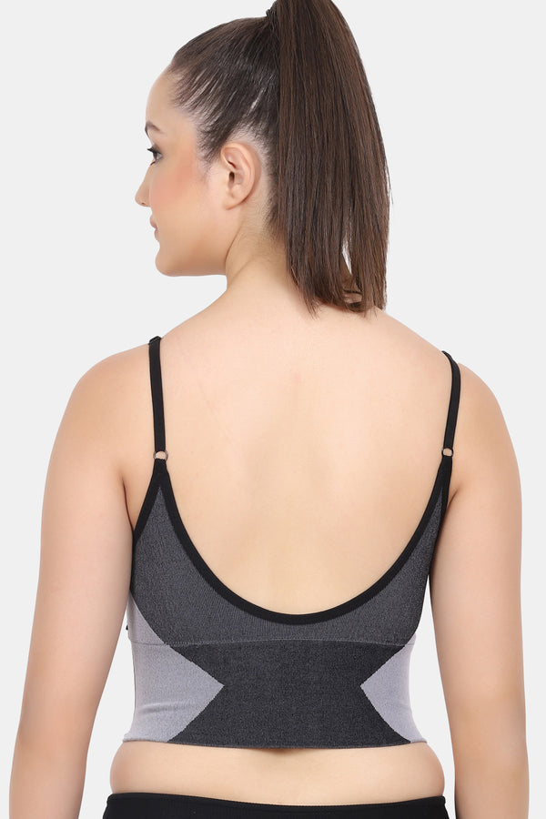 Padded Full Coverage Seamed Sports Bra SB897