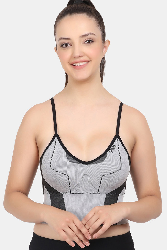 Padded Full Coverage Seamed Sports Bra SB897