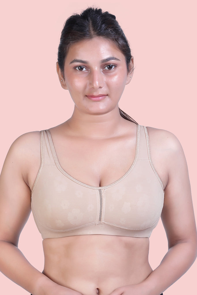 Women Non Padded Seamless Minimizer Bra B040