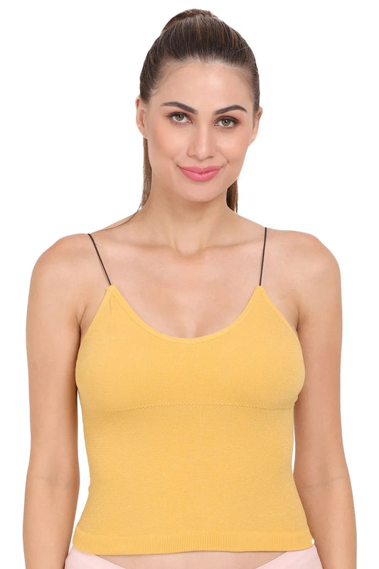 Womens Padded Camisole Crop Tops for Womans & Girls Free Size CS040