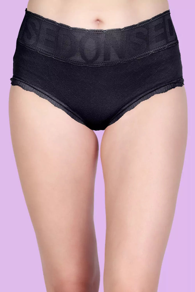 Women's Hipster Mid Rise Solid Panty P2011A