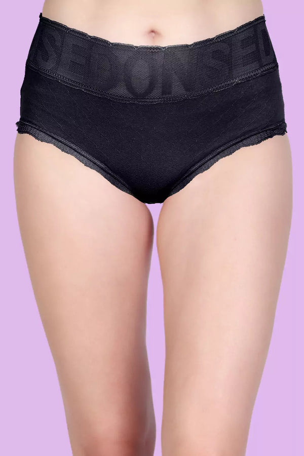 Women's Hipster Mid Rise Solid Panty P2011A
