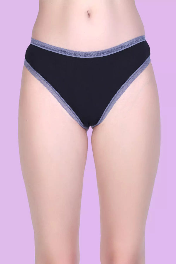 Women's Low Rise Solid Thong Panties P2020