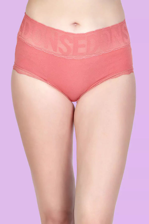Women's Hipster Mid Rise Solid Panty P2011A