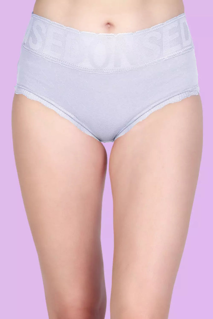 Women's Hipster Mid Rise Solid Panty P2011A