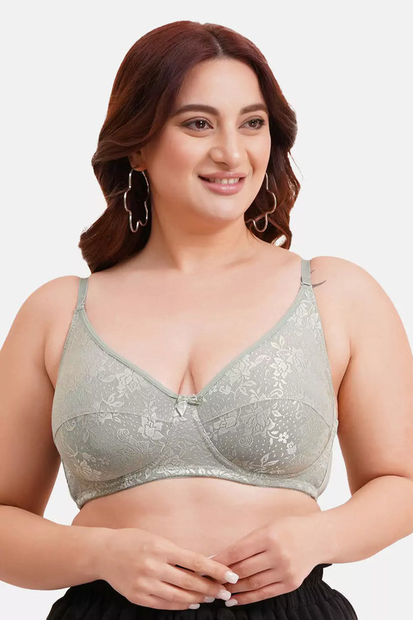 Women's Nylon Net Febric T-Shirt Bra B039