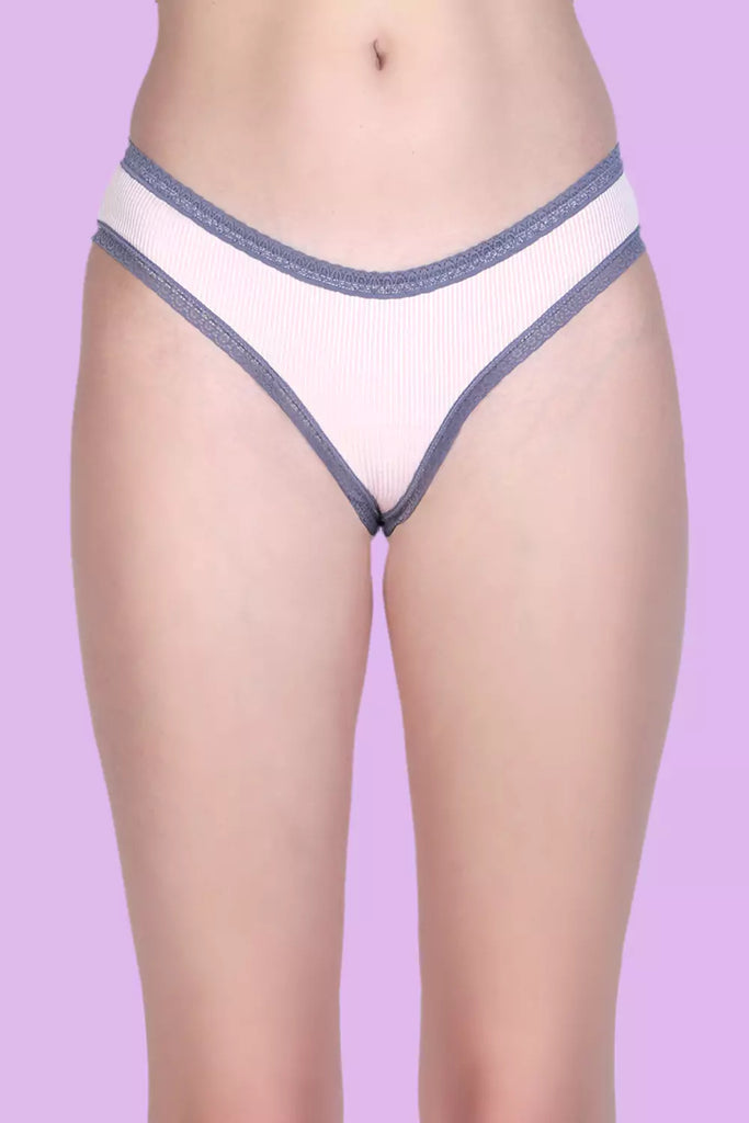 Women's Low Rise Solid Thong Panties P2020