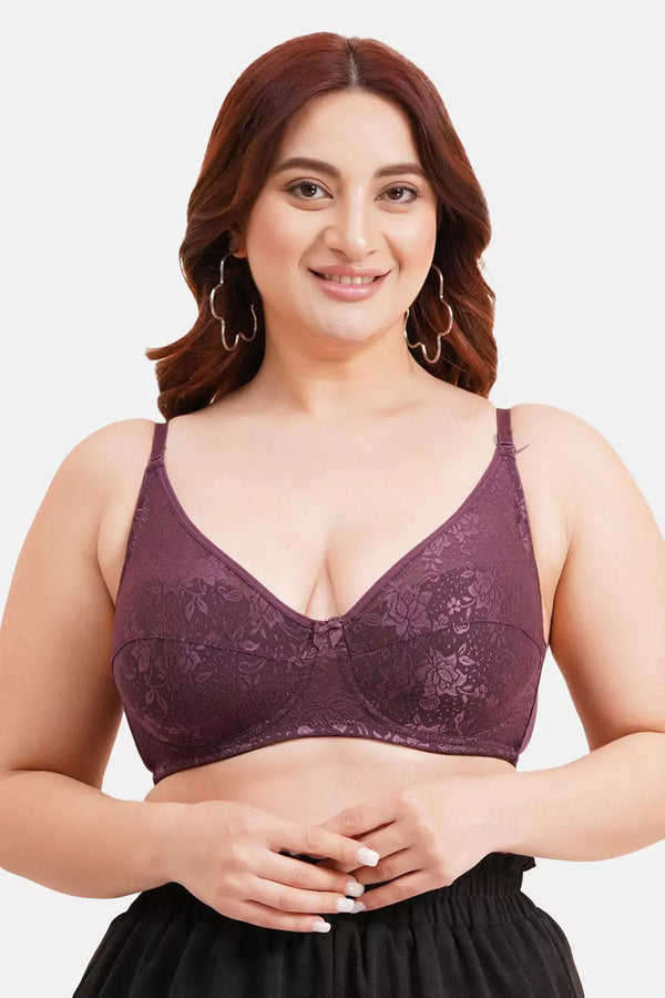 Women's Nylon Net Febric T-Shirt Bra B039