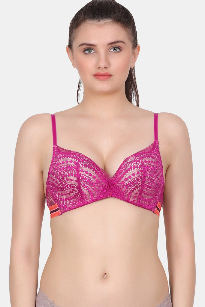 Amour Secret  Heavly-Padded Lace Push Up Bra 2141