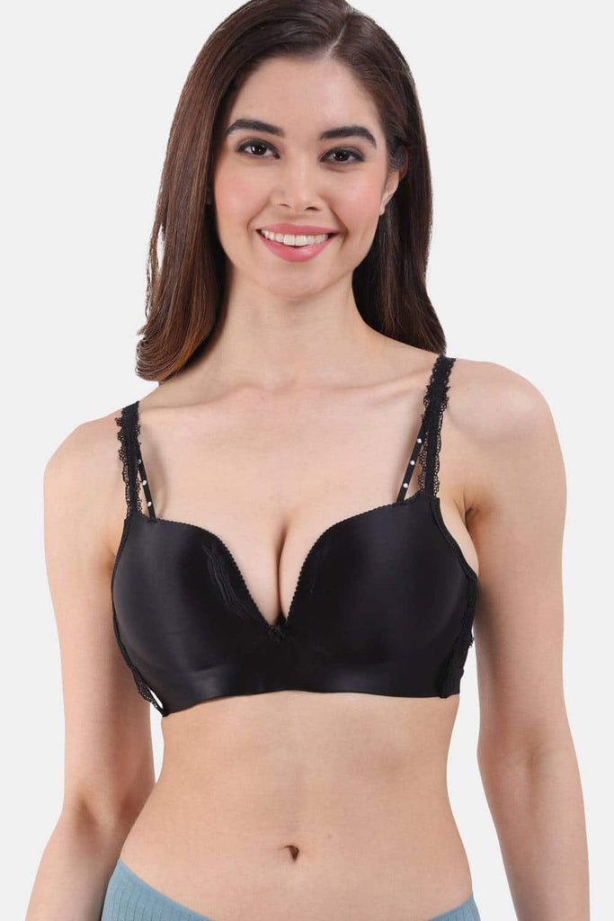 Amour Secret Women's Heavily Padded Seamless Plunge Bra PD236N