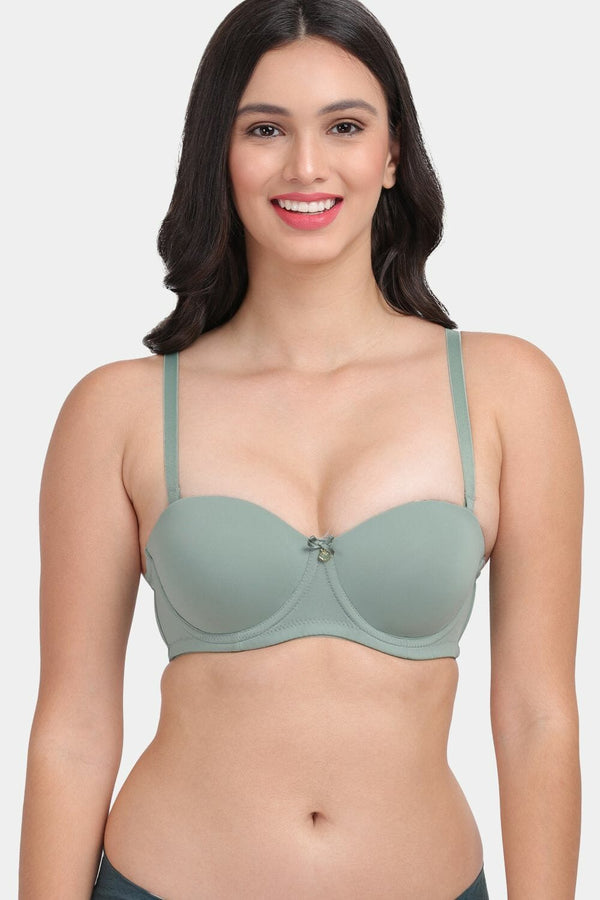 Amour Secret Women's Lightily Padded Wired Demi Cup Bra PD730