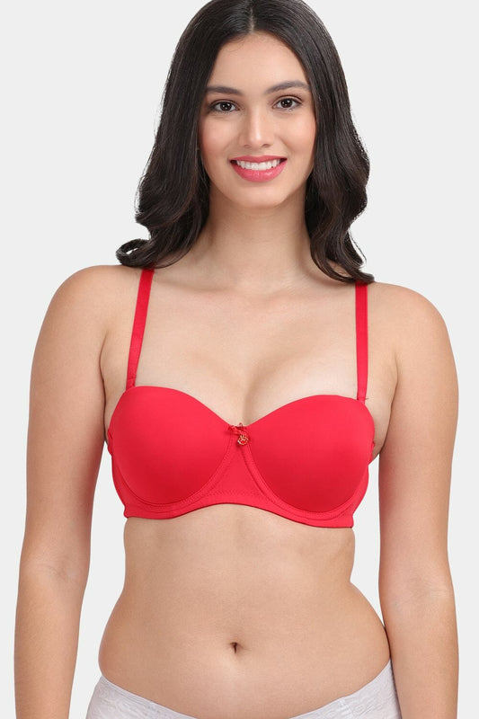 Amour Secret Women's Lightily Padded Wired Demi Cup Bra PD730