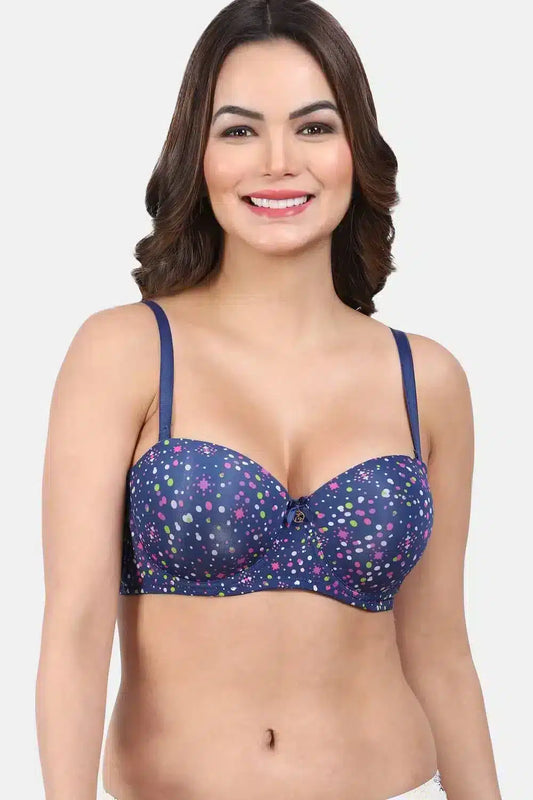 Amour Secret Women's Underwired Lightly Padded Demi Cup T-Shirt Bra PDRK002