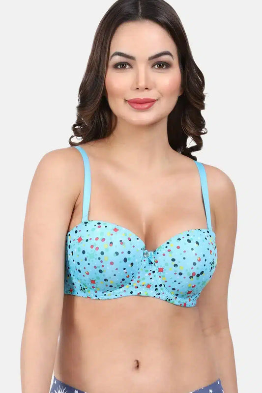 Amour Secret Women's Underwired Lightly Padded Demi Cup T-Shirt Bra PDRK002