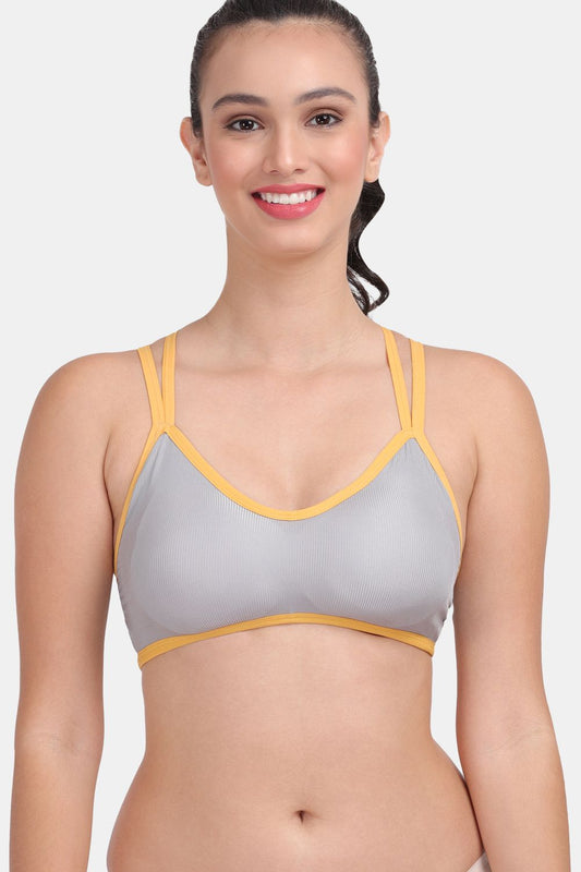 Amour Secret Women's Lightly Padded 3/4th coverage Sports Bra S3004