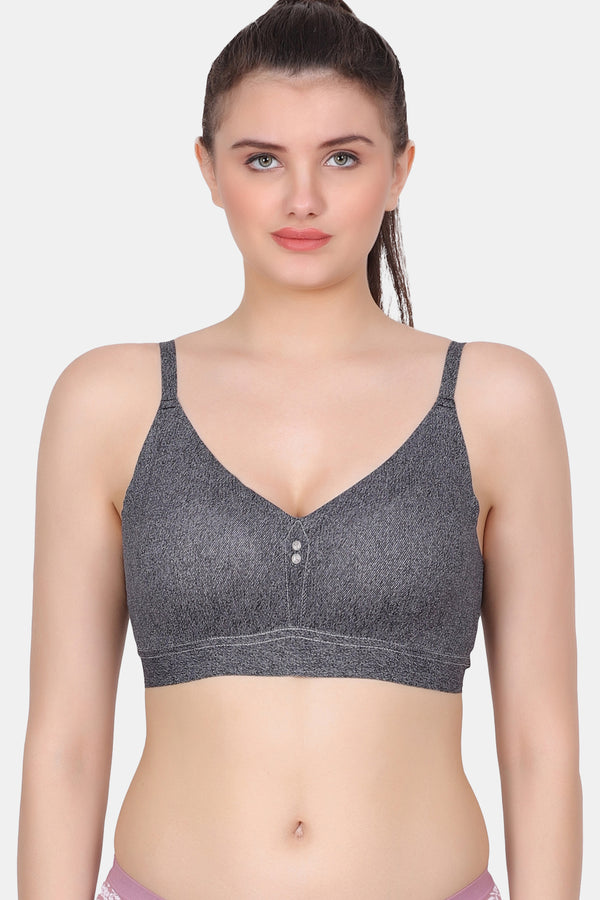 Lightly-Padded Solid Full Covarege Sports Bra SB150