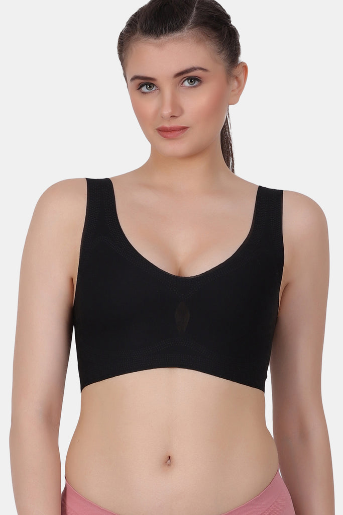 An unseeable mesh net seamless bra for extra feel and comfort SB2023