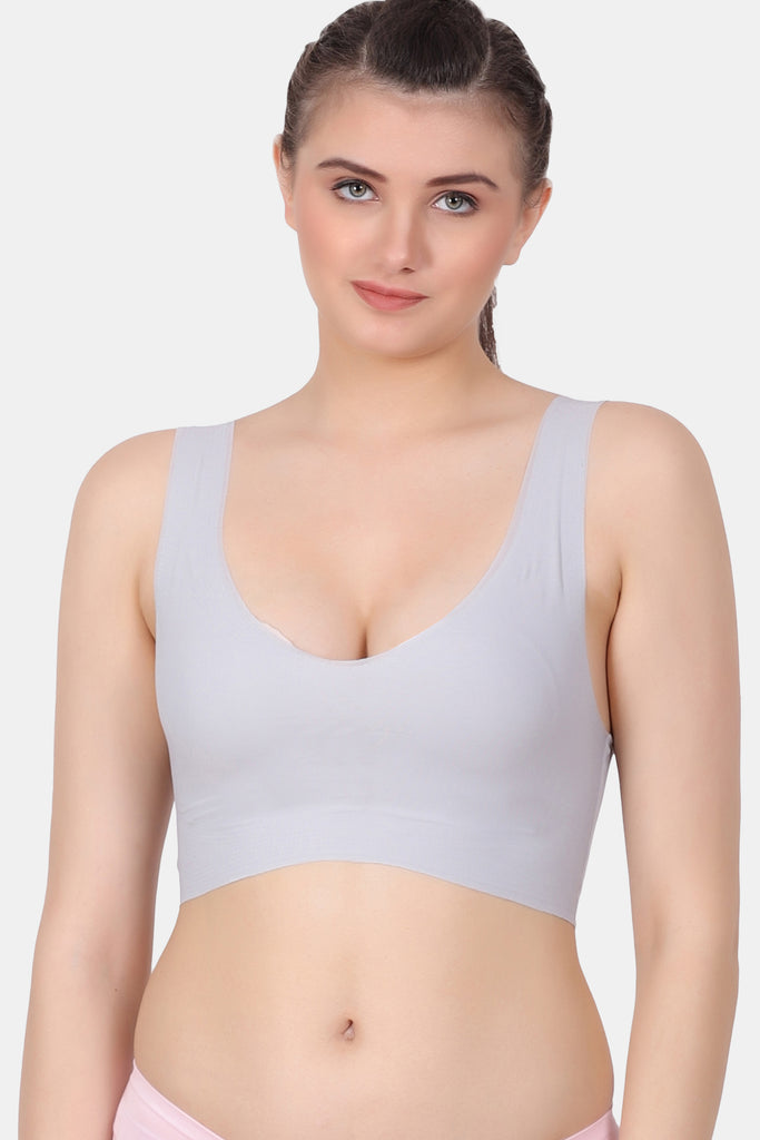 An unseeable mesh net seamless bra for extra feel and comfort SB2023